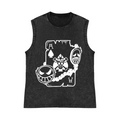Pure Cotton Wash-Dyed Sleeveless Tank Top