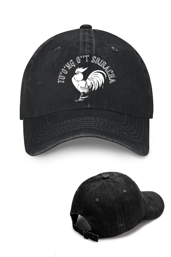 Sriracha Spicy Rooster Hot Chili Sauce Vintage Cotton Cap