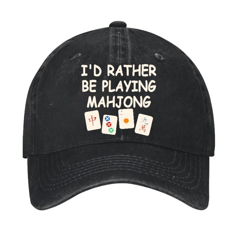 Mahjong Vintage Cotton Cap