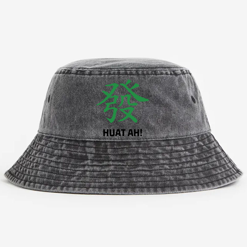 Mahjong Vintage 100% Cotton Bucket Hat