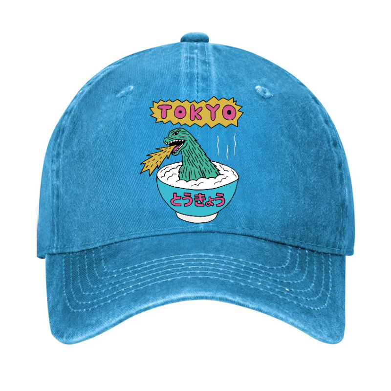 Kaiju The Monster Rice of Tokyo Vintage Cotton Hat