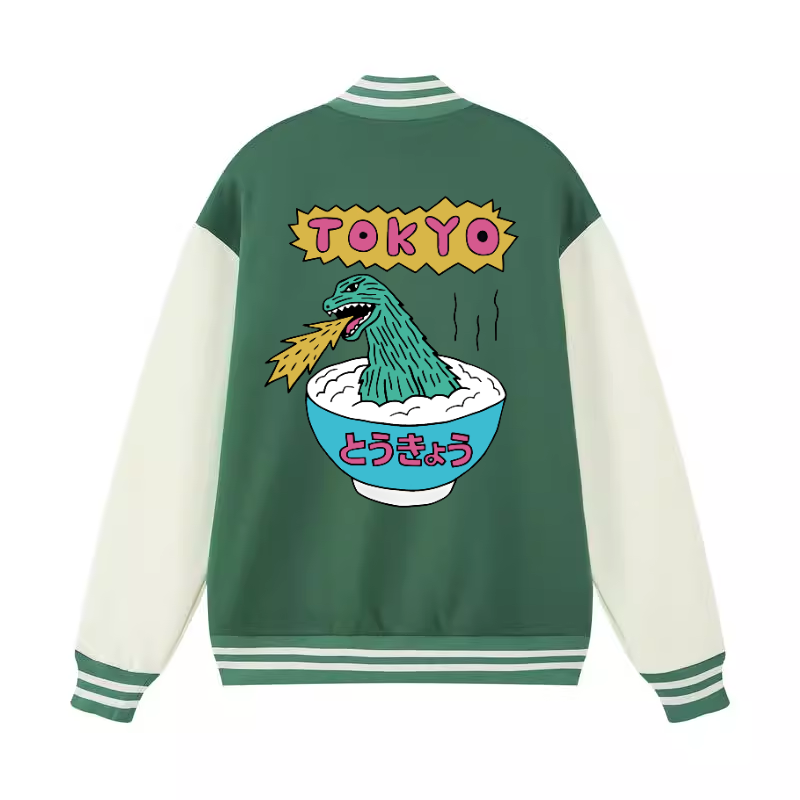 Kaiju Tokyo Vintage Cotton Varsity Jacket