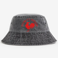 Sriracha Spicy Rooster Hot Chili Sauce Vintage 100% Cotton Bucket Hat
