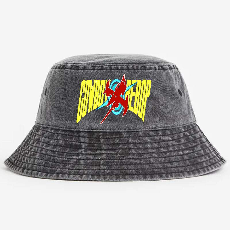 Cowboy Bebop Vintage 100% Cotton Bucket Hat