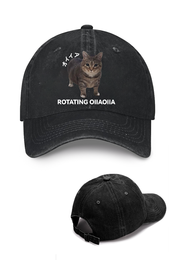 OIIA Cat Vintage Cotton Cap