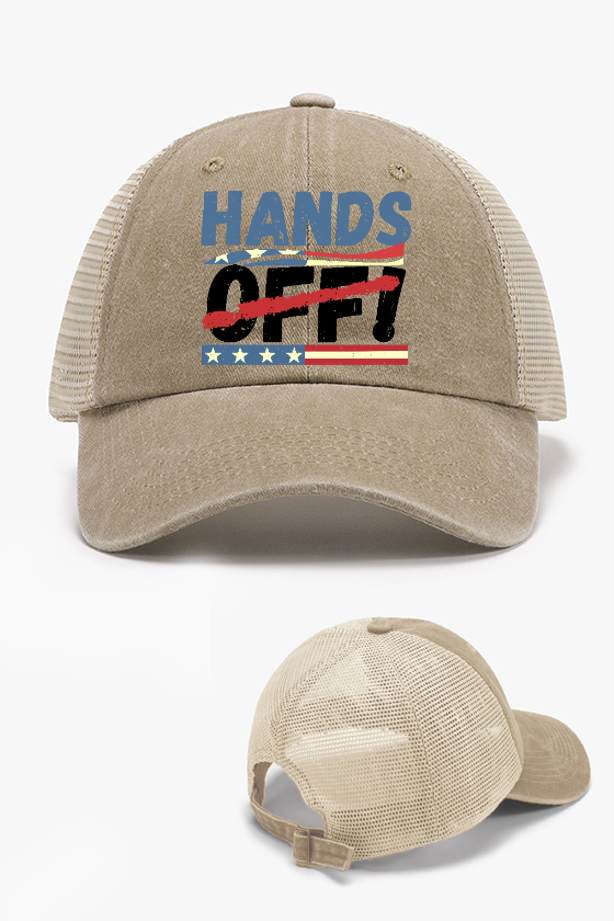 Hands Off! Vintage Cotton Breathable Hat