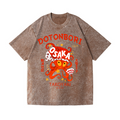 Osaka Dotonbori Vintage Wash Japanese Design T-Shirt