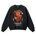 Takoyaki Octopus Vintage Cotton Blend Crewneck Sweatshirt