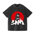 Kaiju Vintage Wash Japanese Design T-Shirt