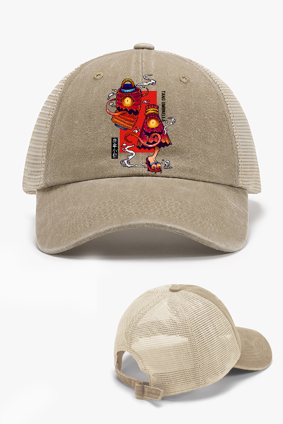 Tang Umbrella Vintage Cotton Breathable Hat