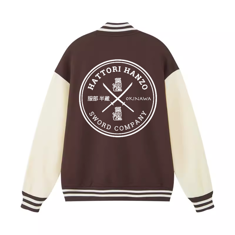 Hattori Hanzo Komainu Okinawa Sword Company Vintage Cotton Varsity Jacket
