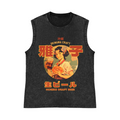 Okinawa Noriko Draft Beer Pure Cotton Wash-Dyed Sleeveless Tank Top