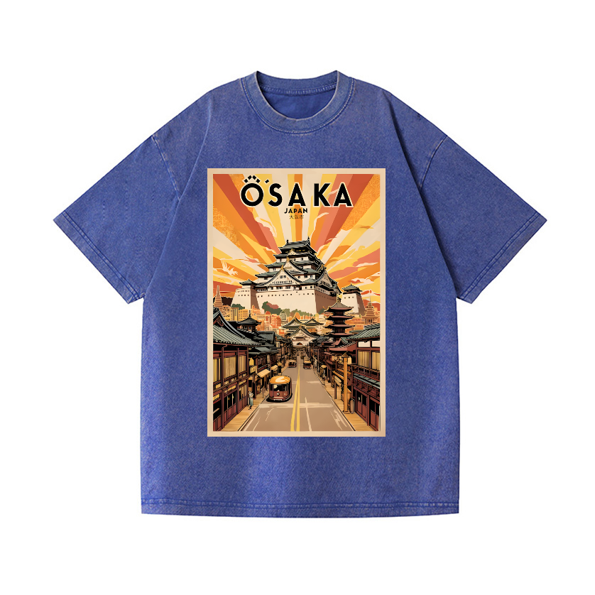 Osaka Vintage Wash Japanese Design T-Shirt