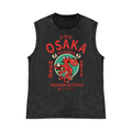Osaka Drunken Octopus Pure Cotton Wash-Dyed Sleeveless Tank Top