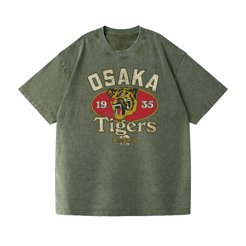 Osaka Tiger 1935 Vintage Wash Japanese Design T-Shirt