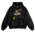 Monster Ramen Vintage Washed Thick Cotton Hoodie