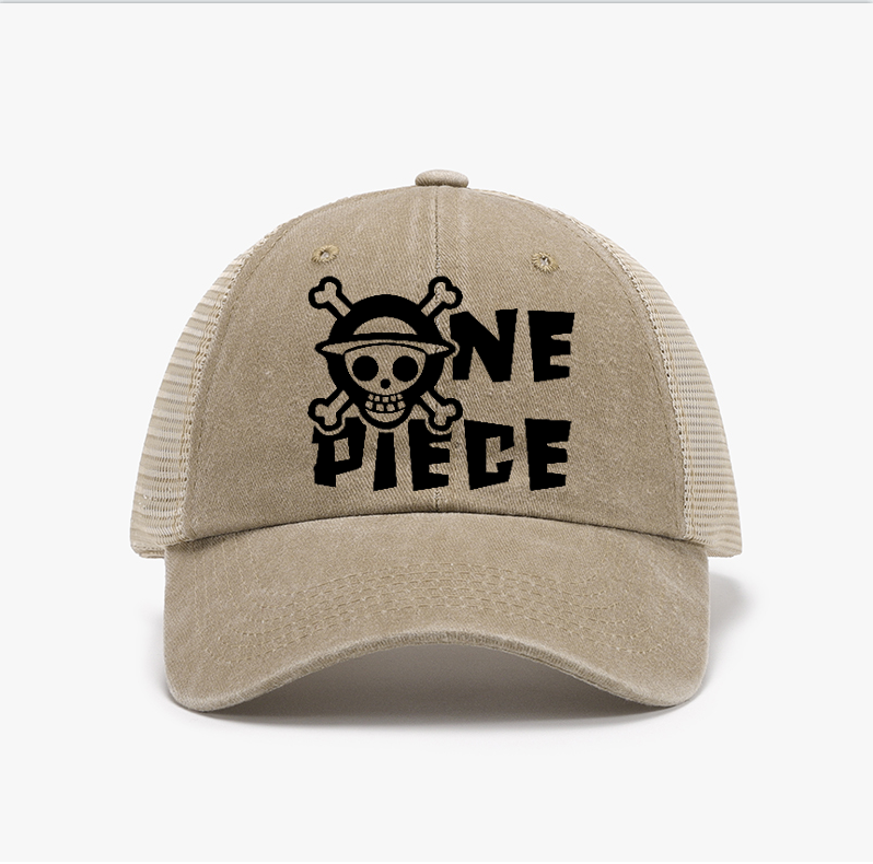 One Piece Luffy Vintage Cotton Breathable Hat