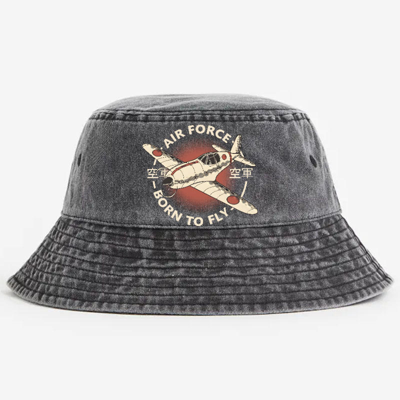 Air Force Vintage 100% Cotton Bucket Hat