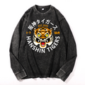 Hanshin Tigers Vintage Cotton Wash Long-sleeve T-shirt
