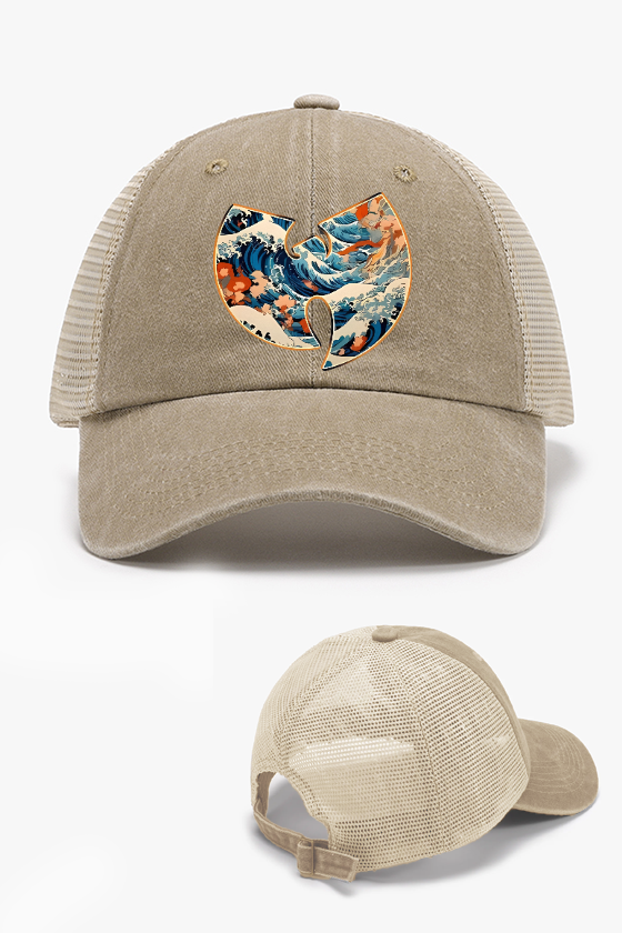 The Great Wave off Kanagawa Vintage Cotton Breathable Hat