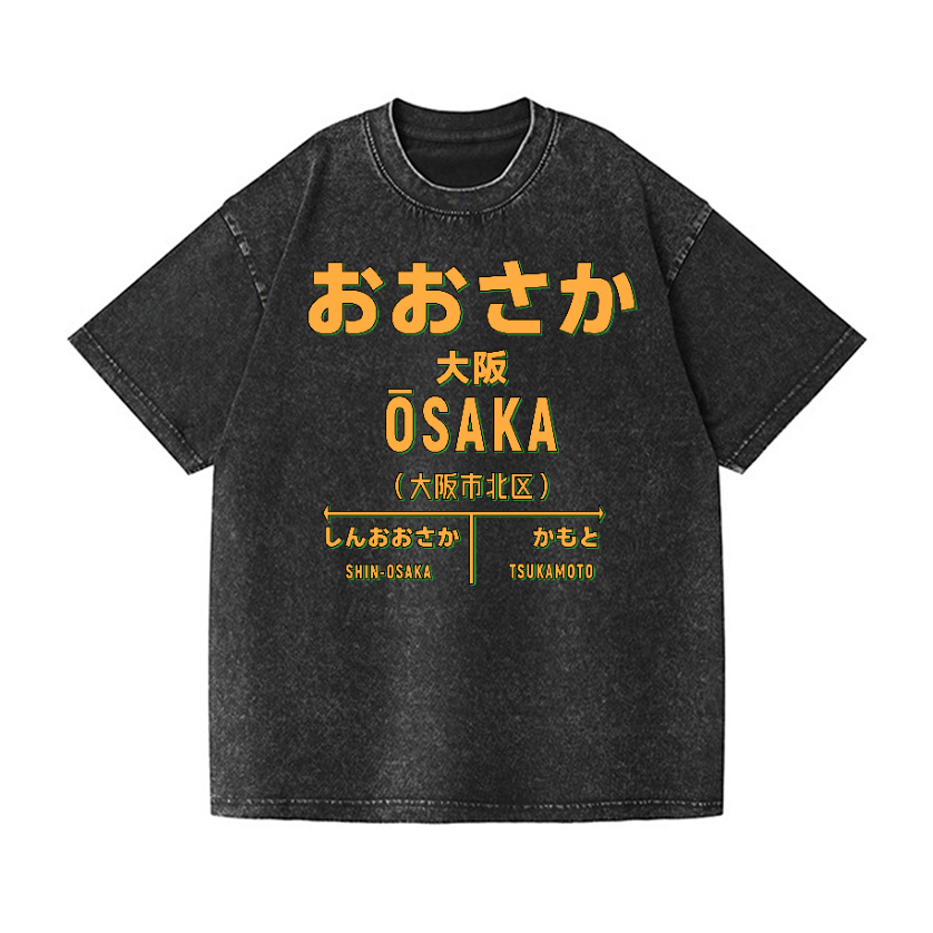 Osaka Vintage Wash Japanese Design T-Shirt
