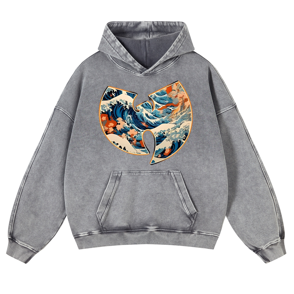 Vintage Washed Thick Cotton Hoodie