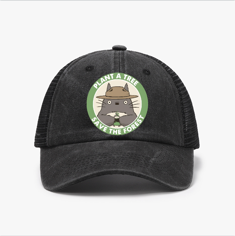 Ghibli Totoro Vintage Cotton Breathable Hat