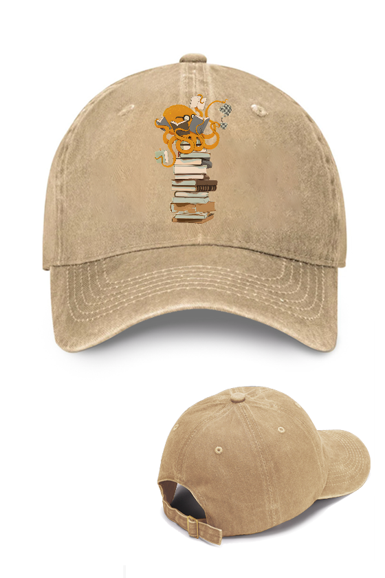 Octopus Vintage Cotton Cap