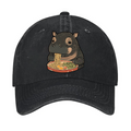 Hippo Ramen Vintage Cotton Cap