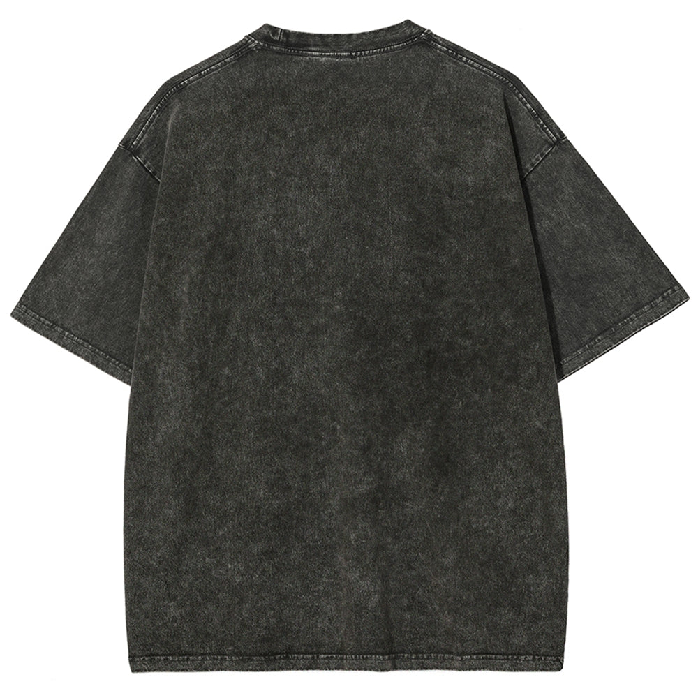 Kaiju Totem Washed Vintage Short Sleeves T-Shirt