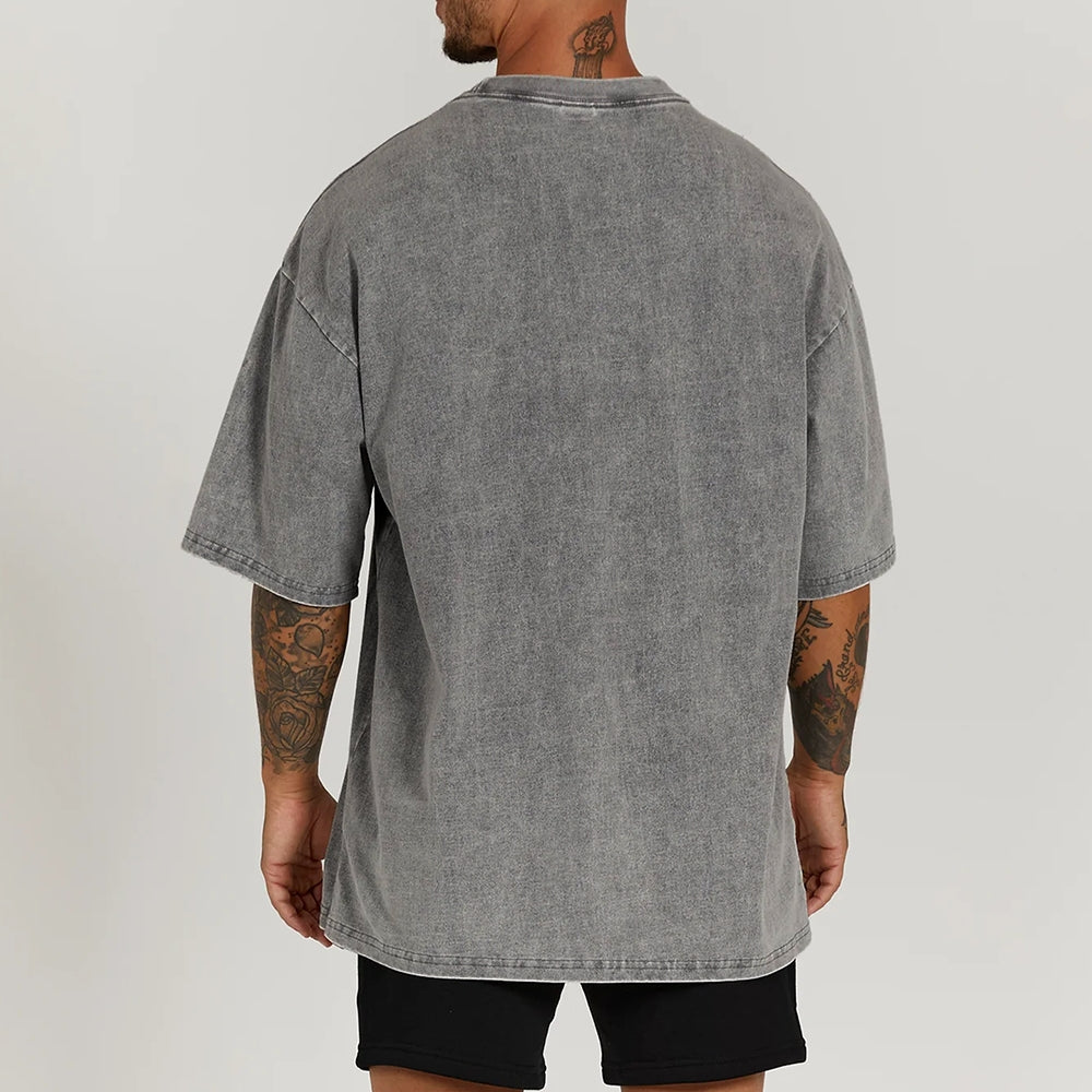 Kaiju Totem Washed Vintage Short Sleeves T-Shirt