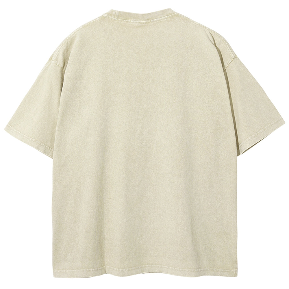 Kaiju Totem Washed Vintage Short Sleeves T-Shirt