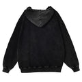 Japanese Kaiju Wave Ukiyoe Vintage Washed Hoodie