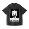 The Man The Moth The Legend Vintage Wash Japanese Design T-Shirt