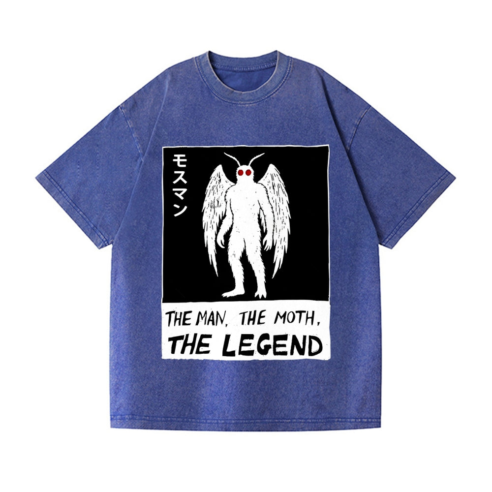 The Man The Moth The Legend Vintage Wash Japanese Design T-Shirt
