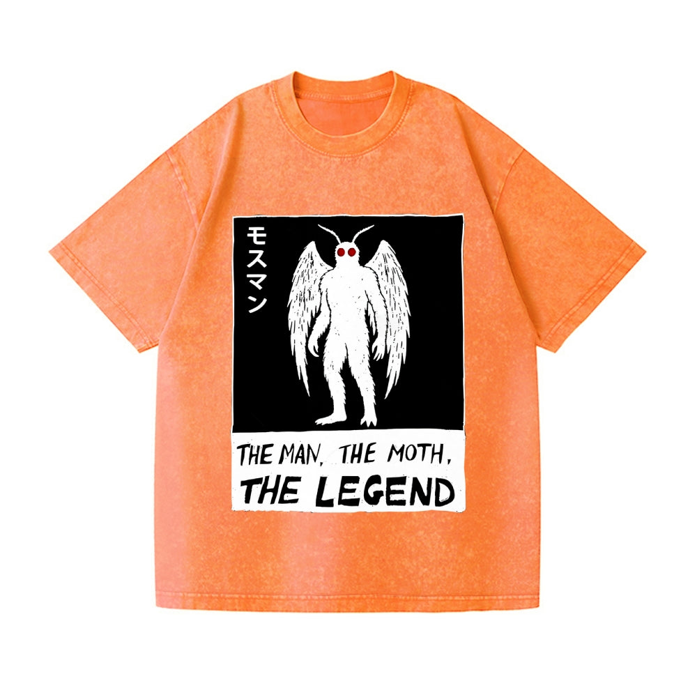 The Man The Moth The Legend Vintage Wash Japanese Design T-Shirt