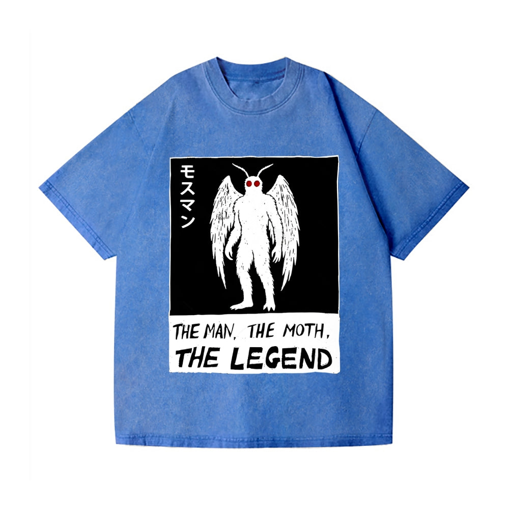 The Man The Moth The Legend Vintage Wash Japanese Design T-Shirt