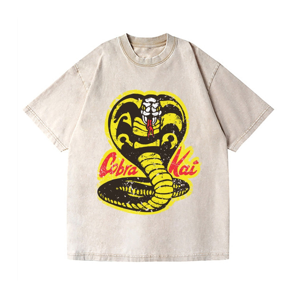 Cobra Kai Vintage Wash Japanese Design T-Shirt