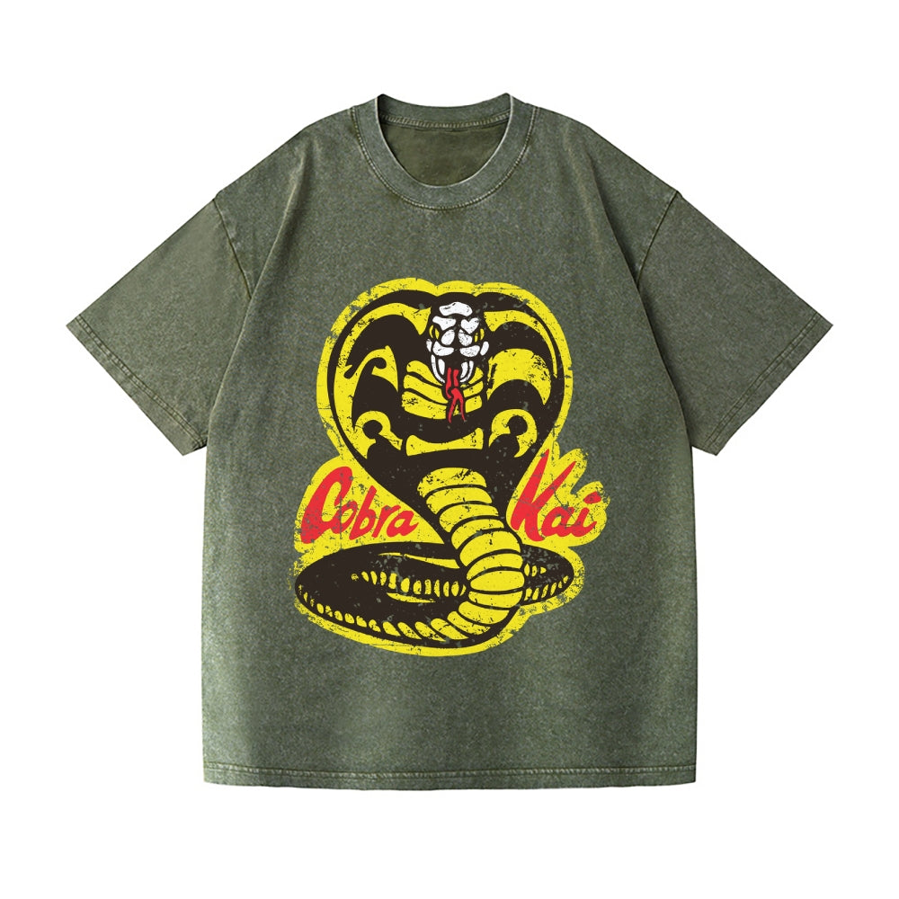 Cobra Kai Vintage Wash Japanese Design T-Shirt