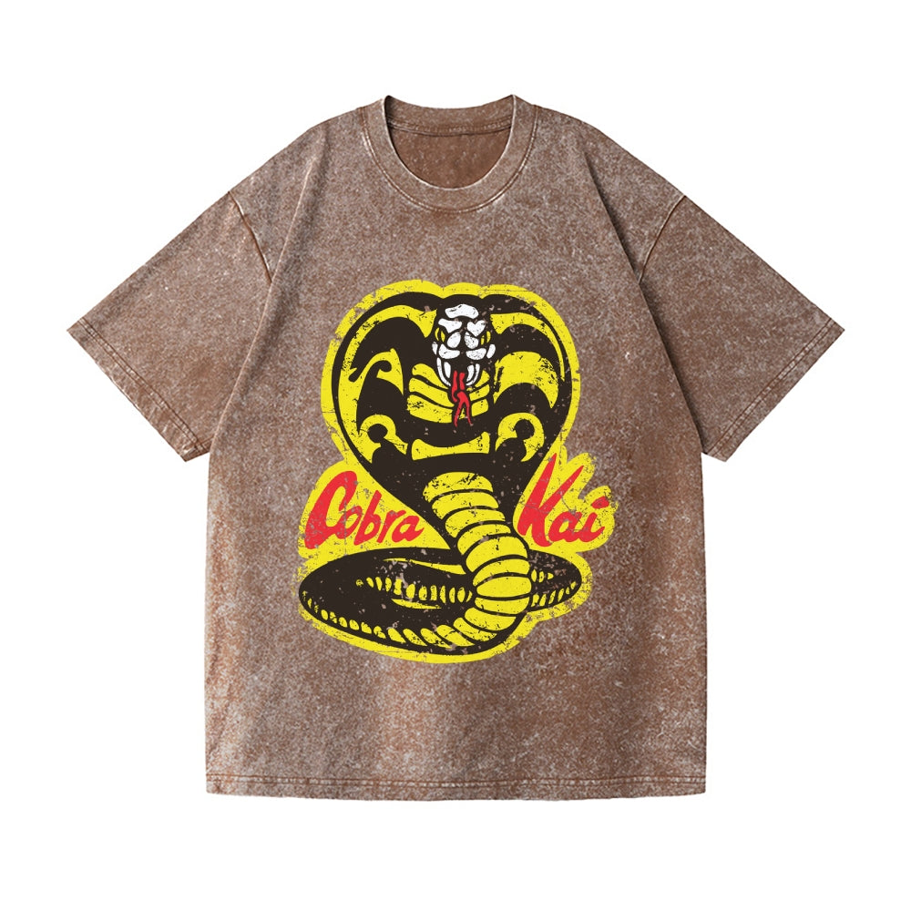 Cobra Kai Vintage Wash Japanese Design T-Shirt