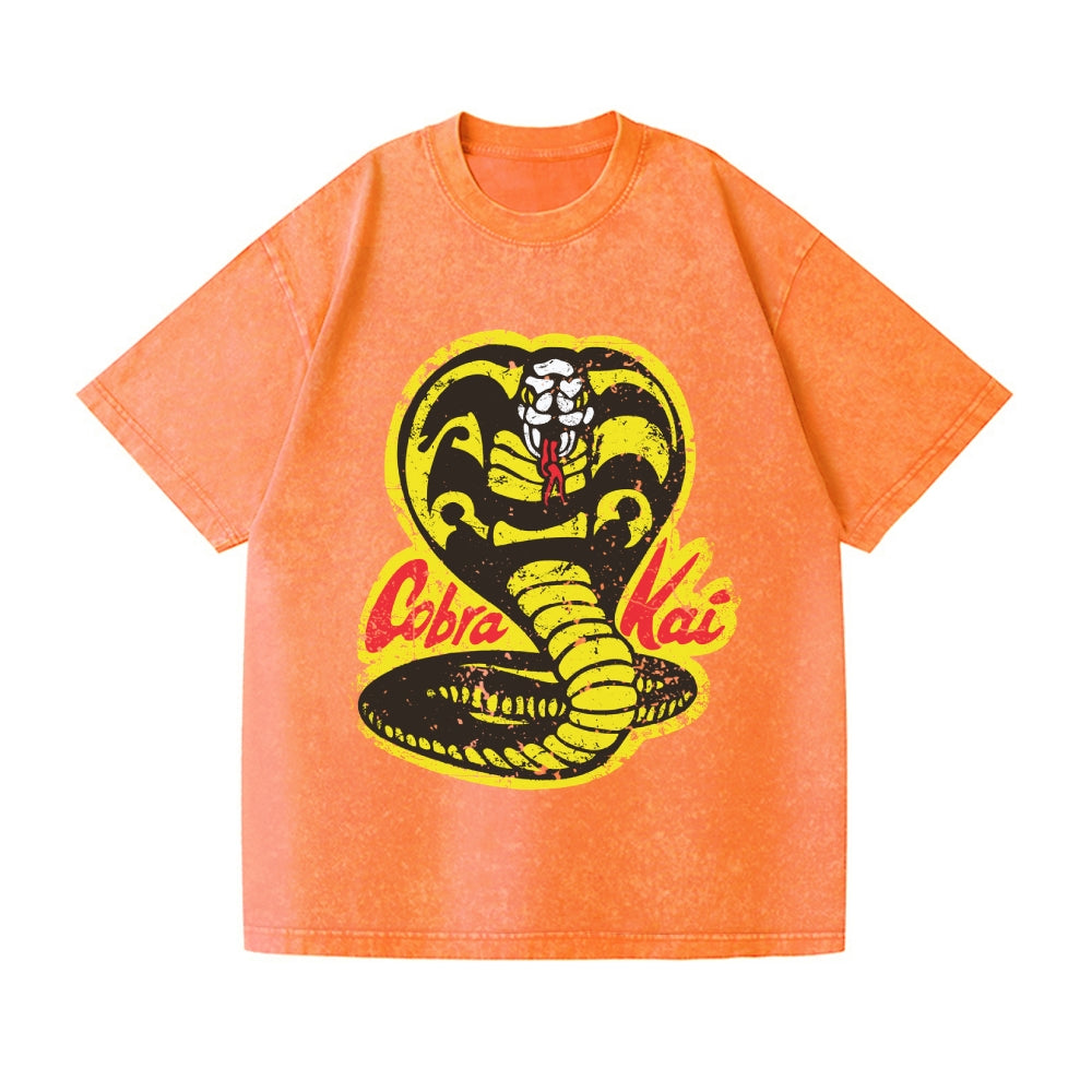 Cobra Kai Vintage Wash Japanese Design T-Shirt