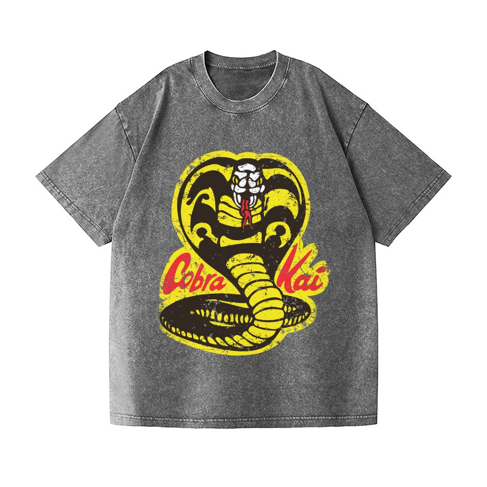 Cobra Kai Vintage Wash Japanese Design T-Shirt