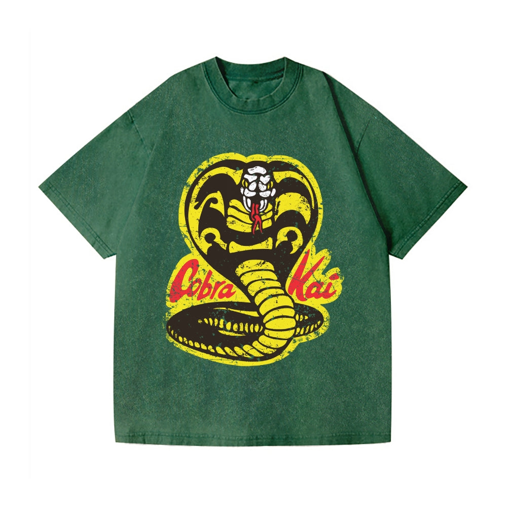 Cobra Kai Vintage Wash Japanese Design T-Shirt