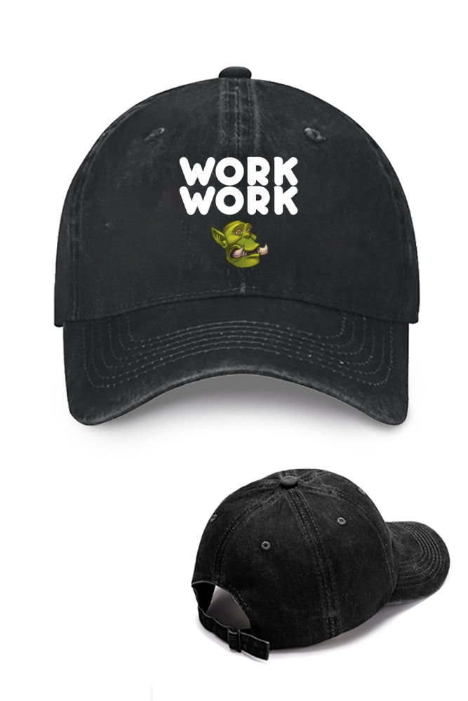 Work Work Thinkpad Vintage Cotton Cap