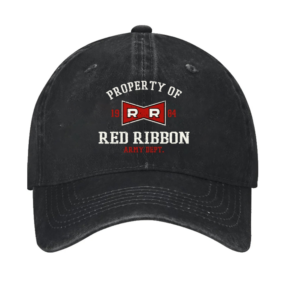 Property Of Red Ribbon Thinkpad Vintage Cotton Cap