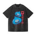 Slimes Vintage Wash Japanese Design T-Shirt