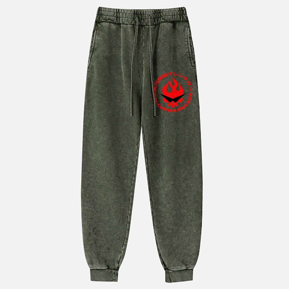 Tengen Toppa Gurren Lagann Vintage Washed Jogger