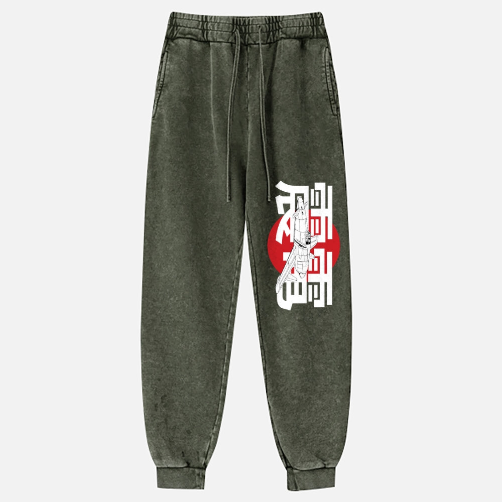 Shinden Fighter Vintage Washed Jogger