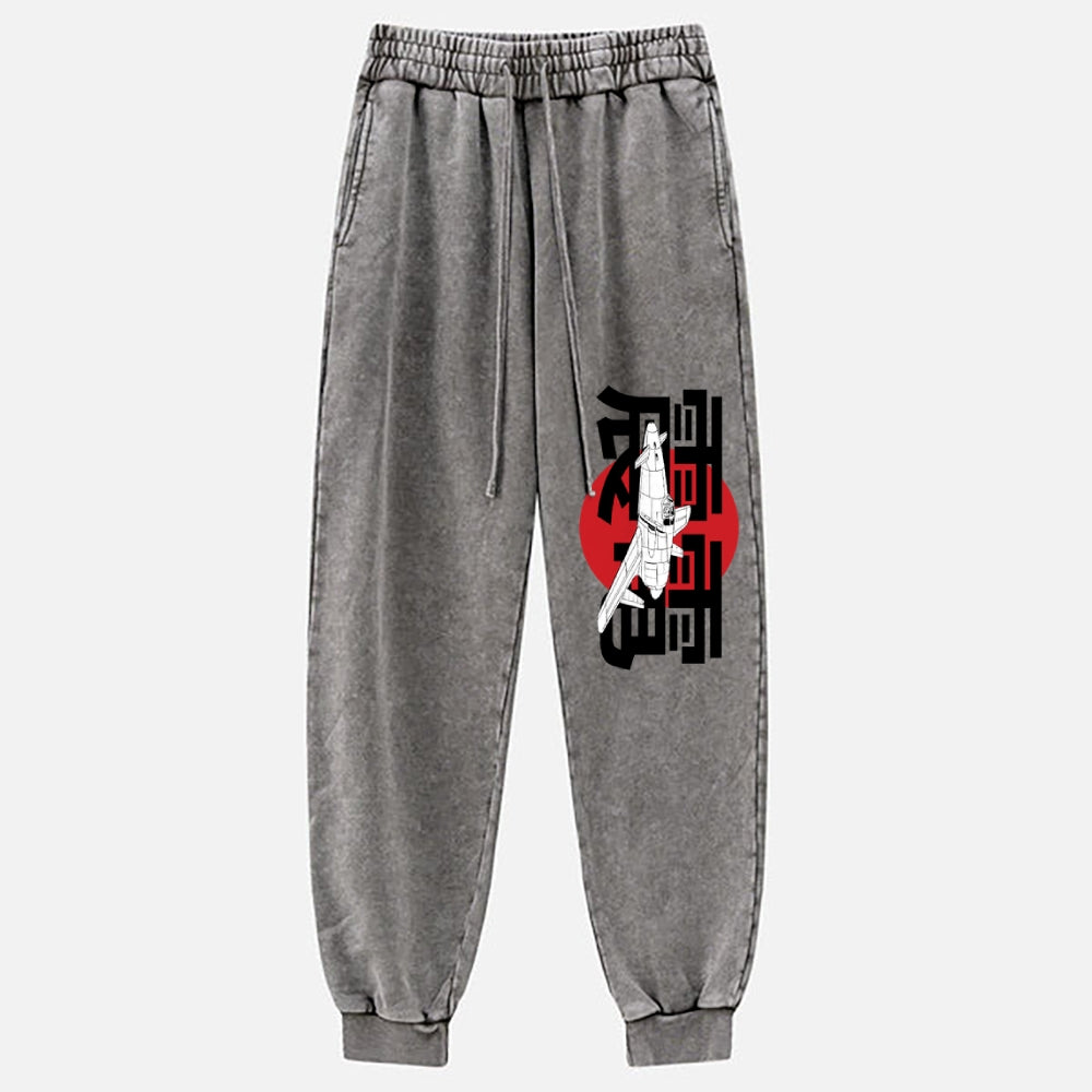 Shinden Fighter Vintage Washed Jogger