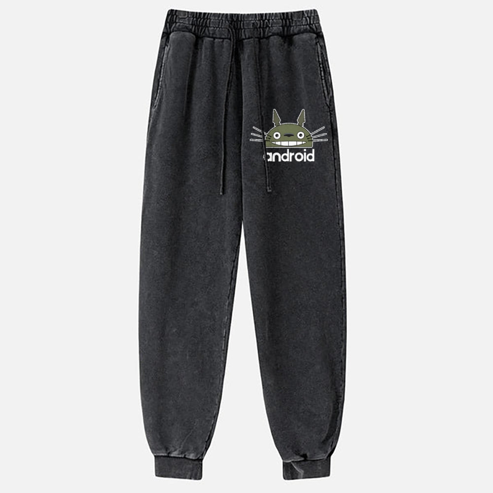 Ghibli Android Totoro Vintage Washed Jogger